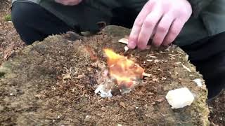 Kapok - A natural fibre tinder - traditional fire lighting by RJ Bushcraft