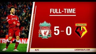 ЧТО ВЫТВОРЯЕТ САЛАХ? ОБЗОР МАТЧА Ливерпуль 5 : 0 Уотфорд / ГОЛЫ МАТЧА / Liverpool - Watford / 2018