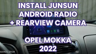 Vauxhall Opel Mokka  android radio installation Junsun V1 Pro aliexpress