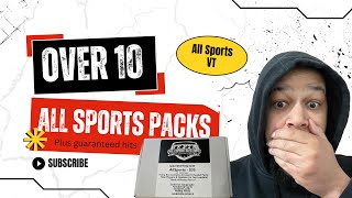 Opening Over 10 all sports packs from All Sports VT 🤯 + bonus cards #TheHobby #Sportscards