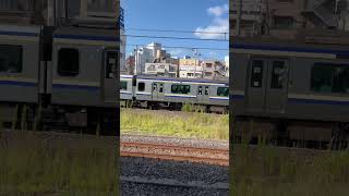 総武快速線西船橋駅通過