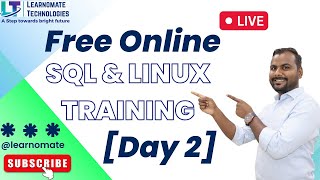 [ DAY 2] FREE SQL & LINUX TRAINING | Learnomate Technologies