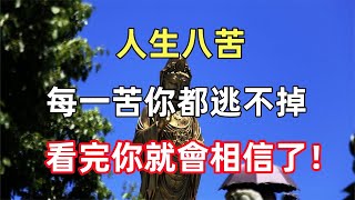 佛說：人生八苦，每一苦你都逃不掉，看完你就會相信了！