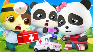 Baby Panda Got Injured | Doctor Cartoon | Good Habits | Kids Songs | Kids Cartoon | BabyBus