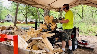 Firewood - Buck. Split. Stack. Repeat.