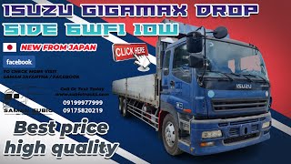 Cargo drop side Isuzu gigamax 6wf1 10 wheelers 32ft 2022 model new from japan