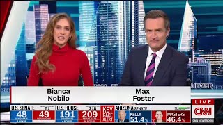 CNN Election Night in America (Newsroom with Max Foster and Bianca Nobilo) Intro | November 10, 2022