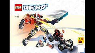 LEGO Instructions | Dreamzzz | 71497 | Cooper's Tiger Mech \u0026 Zero's Hot Rod Car | Season 3