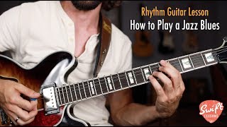 How to Play a Jazz Blues Chord Progression on Guitar