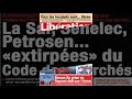 la sar senelec petrosen... extirpees du codes des marches