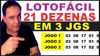 Exemplo De Fechamento Para Lotofácil Com 21 Dezenas