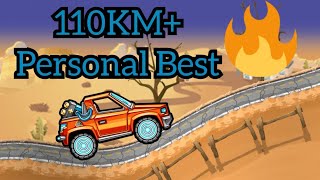 110KM+ in Desert Valley with CCEV 🥵 Hill Climb Racing 2