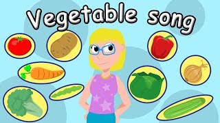 Vegetable Song For Kids | Learn Vegetables | Nursery Rhymes & Kids Songs | Veggie Song