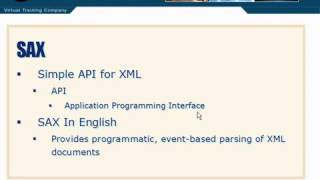 XML Tutorial 64 XML Processing SAX