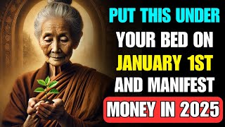 Put This Under Your Bed on JANUARY 1ST to Attract Wealth in 2025 | Buddhist Teachings