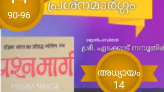 PRASNAMARGAM( പ്രശ്നമാർഗ്ഗം )14/90-96