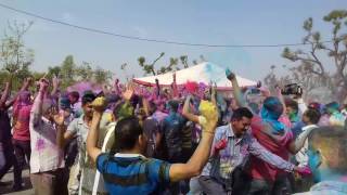 PALI: Police celebrated festival holi with colors