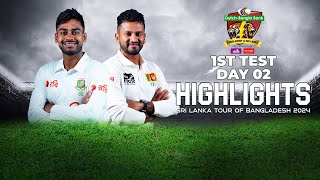 Bangladesh vs Sri Lanka Highlights | 1st Test | Day 2 | Sri Lanka tour of Bangladesh 2024
