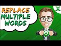Excel - Replace multiple words | Power Query 07