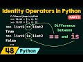 Identity Operators in Python (Part 2)