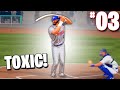 USING THE MOST TOXIC BATTING STANCE! MLB The Show 22 | Road To The Show Gameplay #3