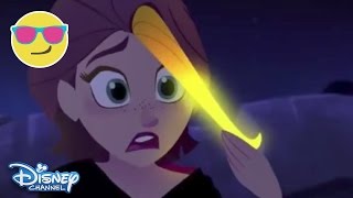 Tangled Before Ever After | Rapunzel Grows Her Hair | CLIP |  Disney Channel US