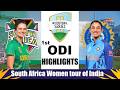 1st ODI Highlights India Women vs South Africa Women | INDW vs SAW Highlights - Cricket 22
