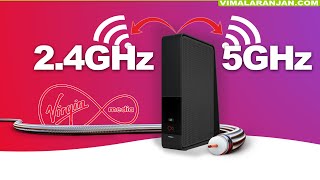 Virgin Media Broadband Wifi split into Dual Band 2.4GHz and 5GHz | IP camera Wifi 2.4GHz enable