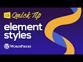 How to Copy & Paste Element Styles in Cornerstone