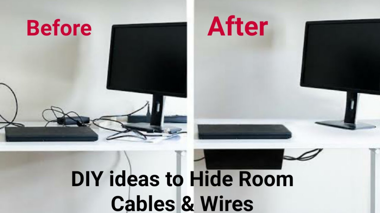 Diy Ideas To Hide Room Cables Wires I How To Hide Cables And Wires I