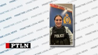 Cst. Kelsey Davidge of the Lloydminster RCMP gives advice for the winter driving season