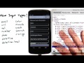 New input fields - Mobile Web Development