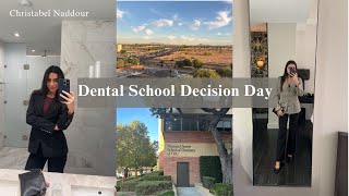 Dental School Decision Day Vlog! 2024-2025 Cycle