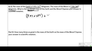 Scientific Notation Operations: Word Problems
