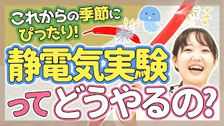 【実験】静電気を使った実験紹介