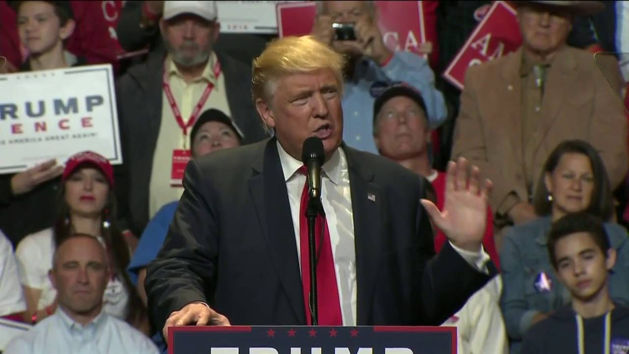 WATCH: Trump Speaks At Cincinnati Rally In US Bank Arena - YouTube