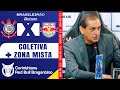 🔴AO VIVO COLETIVA + ZONA MISTA! CORINTHIANS 1X1 RED BULL BRAGANTINO | 22ª RODADA DO BRASILEIRÃO