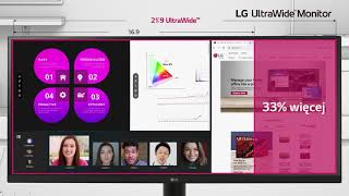 Ekran idealny do webinarów - poznaj monitor LG UltraWide