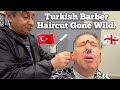 💈TURKISH BARBER had ONE THING TO GET RIGHT! ASMR Haircut in Tbilisi, Georgia 🇬🇪