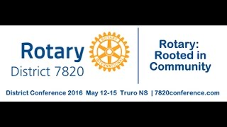 2016 Rotary District 7820 Conference Promo