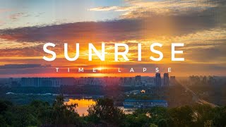 [4K] Sunrise time-lapse in Kiev 2021 // Таймлапс світанку в Києві 2021