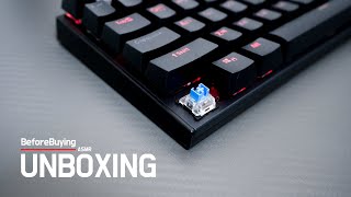 ABKO Hacker K640 Mechanical Keyboard Blue Switch (Clicky) Unboxing - ASMR