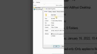 How to change permissions of any folder from System To User