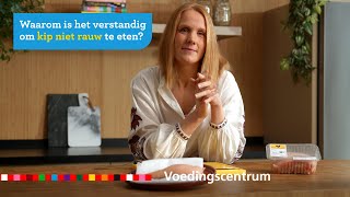 Waarom is het verstandig om kip niet rauw te eten?