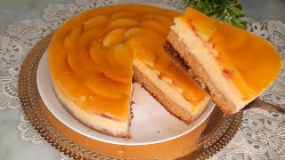 La famosa TORTA alle PESCHE che sta facendo IMPAZZIRE il mondo! La farai TUTTI i giorni! #asmr