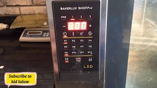 How to operate unox oven control (baker flux shopp)