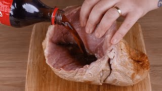 Put the Coke in the meat, I learned this trick at a 5-star restaurant