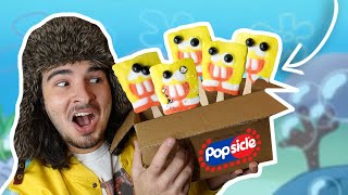 You’ll never believe who sent me Spongebob Popsicles…(opening all of them!)