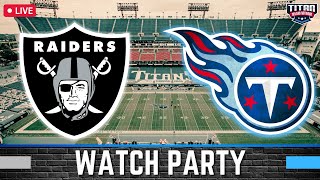 Las Vegas Raiders vs Tennessee Titans Live Streaming Watch Party | NFL Football