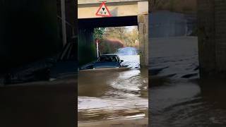 Volkswagen Golf vs FLOODED Railway Bridge